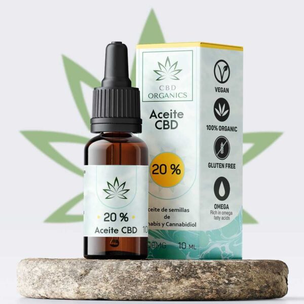 Aceite CBD Organics 20 cannabis oil from hemp