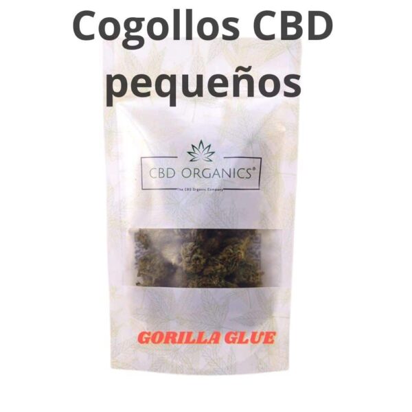 flores y cogollos cbd pequeños de CBD Organics