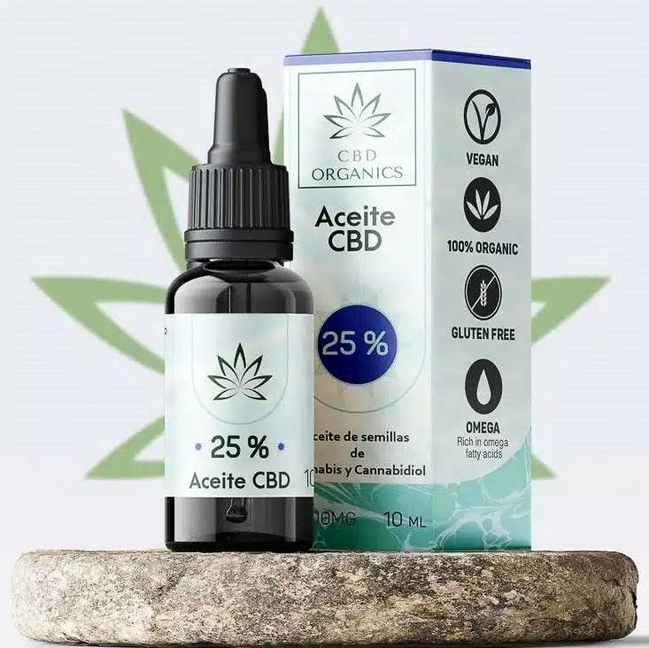 Aceite CBD Organics 25 Full Spectrum