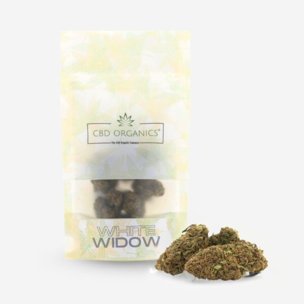 Packaging cogollos White Widow CBD