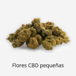 Flores pequeñas de CBD