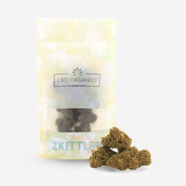 Packaging de cogollos Zkittlez CBD